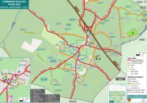 QGIS environnement - Carte nouvel adressage de la commune d’Illats (33) - 2