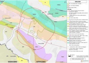 QGIS environnement - Carte géologique