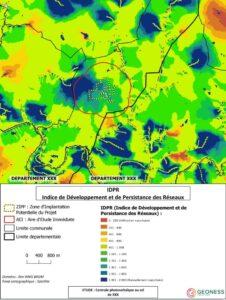 QGIS environnement - Carte IDPR