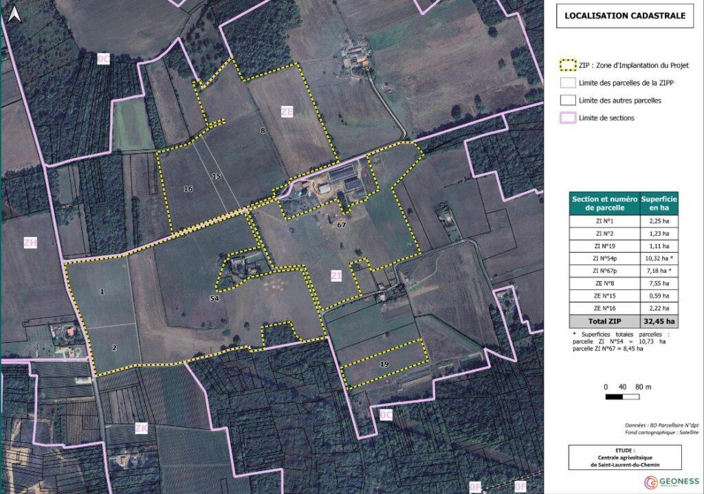 Carte localisation cadastrale